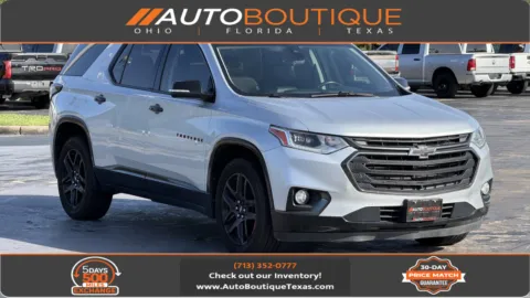 Silver 2019 Chevrolet Traverse Premier for sale in Alvin, TX