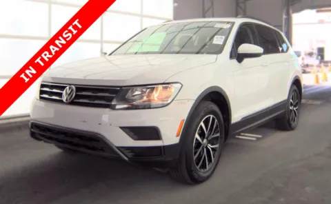 White 2021 Volkswagen Tiguan SEL for sale in Alvin, TX