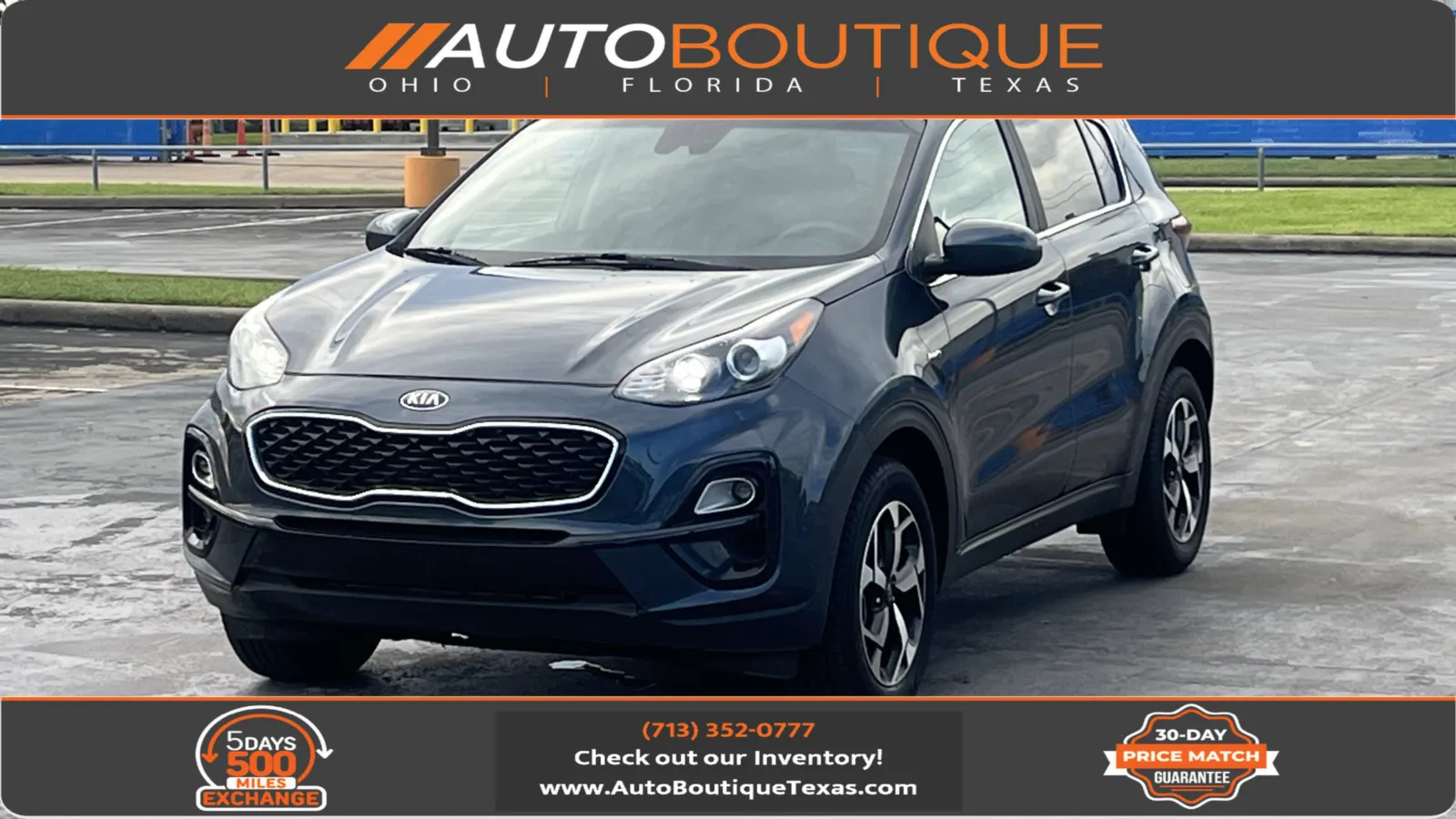Blue 2022 Kia Sportage LX for sale in Alvin, TX