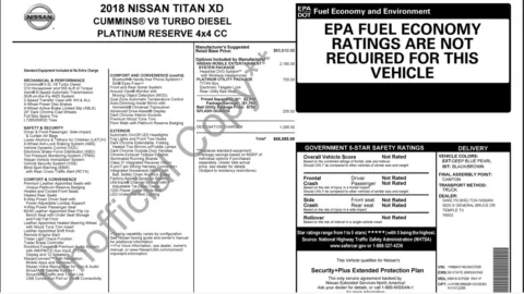 Photos of 2018 Nissan Titan XD Platinum Reserve for sale in Alvin, TX at Auto Boutique Texas