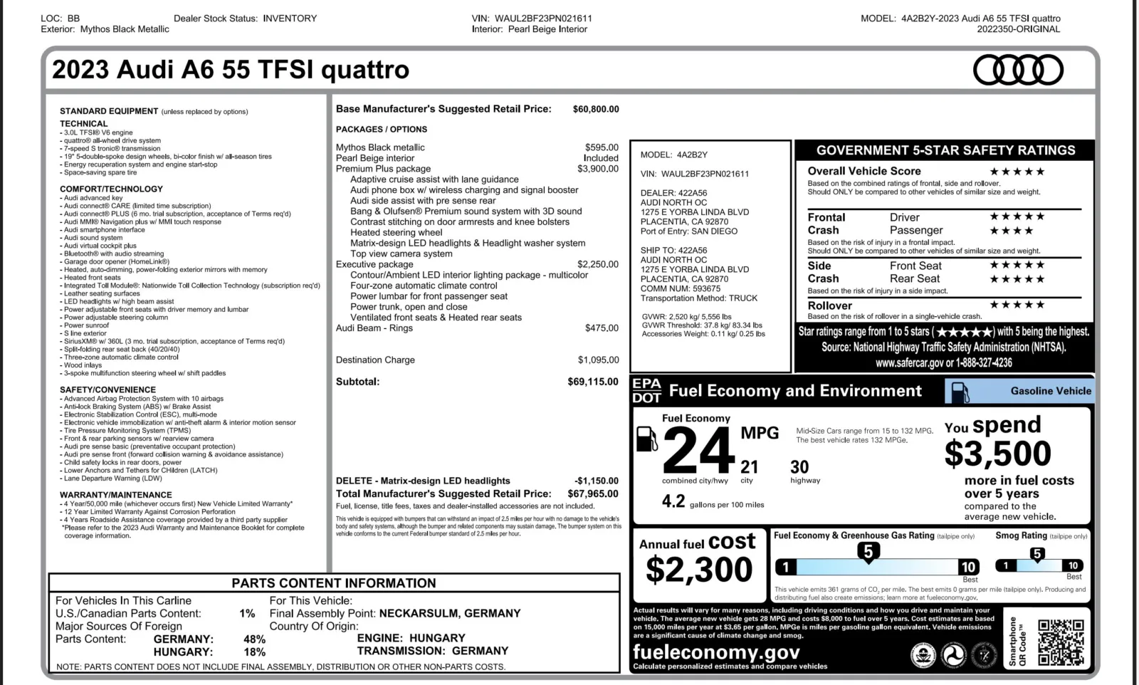 Audi A6 photo 11