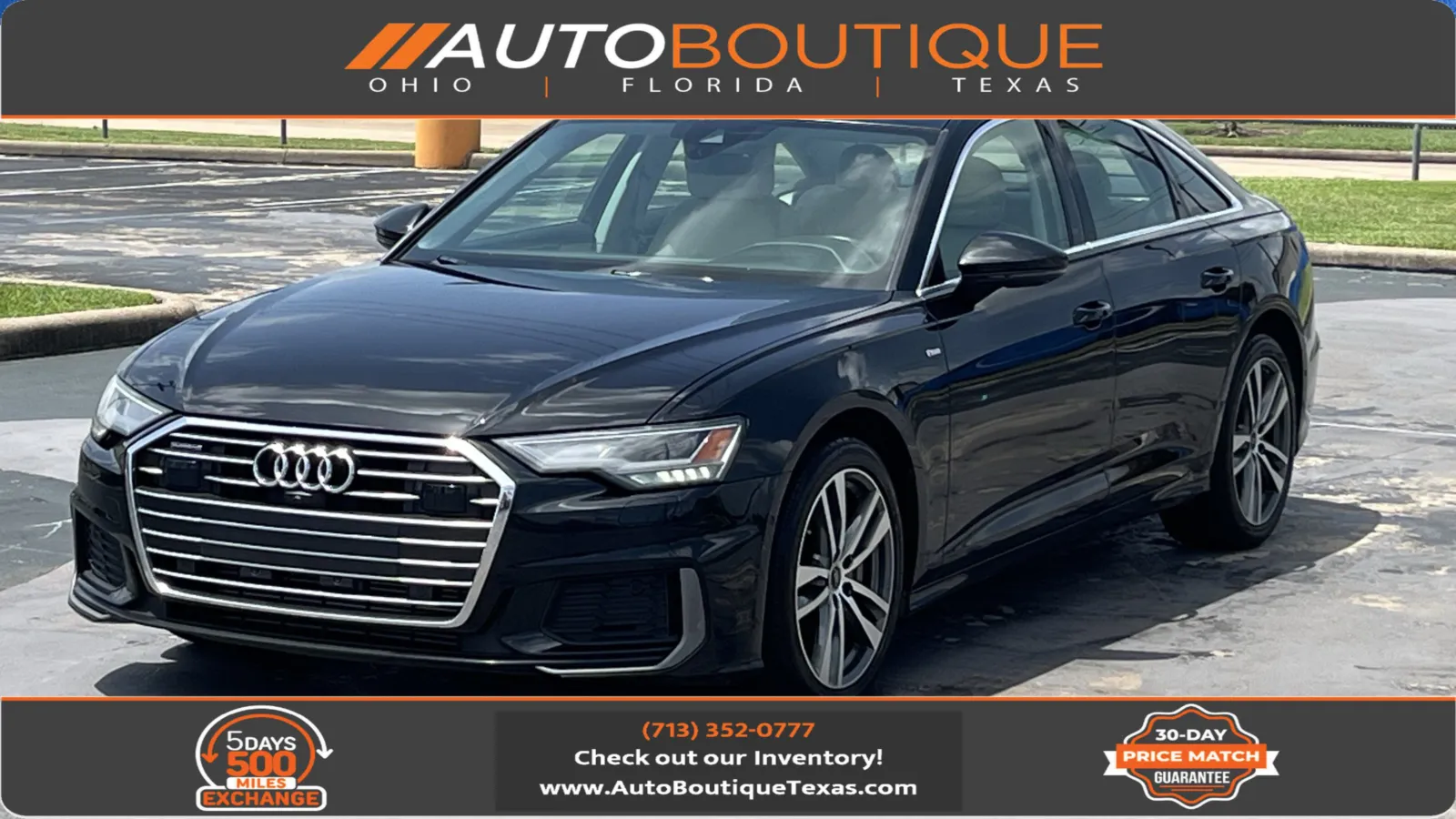 Black 2023 Audi A6 Sedan Premium Plus for sale in Alvin, TX