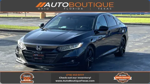 Black 2022 Honda Accord Sedan Sport for sale in Alvin, TX