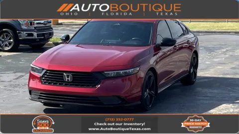 Red 2025 Honda Accord Hybrid Sport-L for sale in Alvin, TX