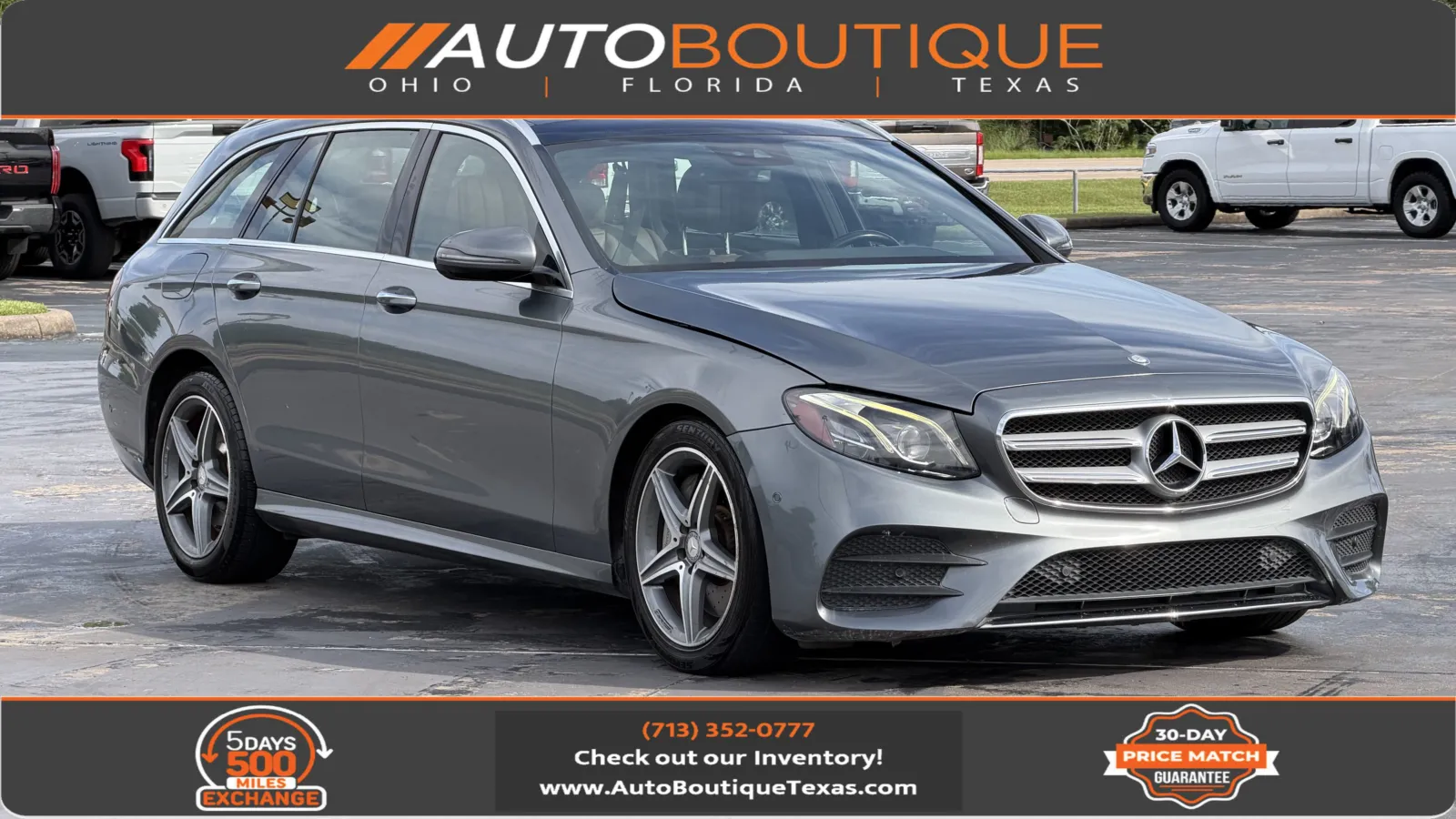 Gray 2017 Mercedes-Benz E-Class E 400 Luxury for sale in Alvin, TX