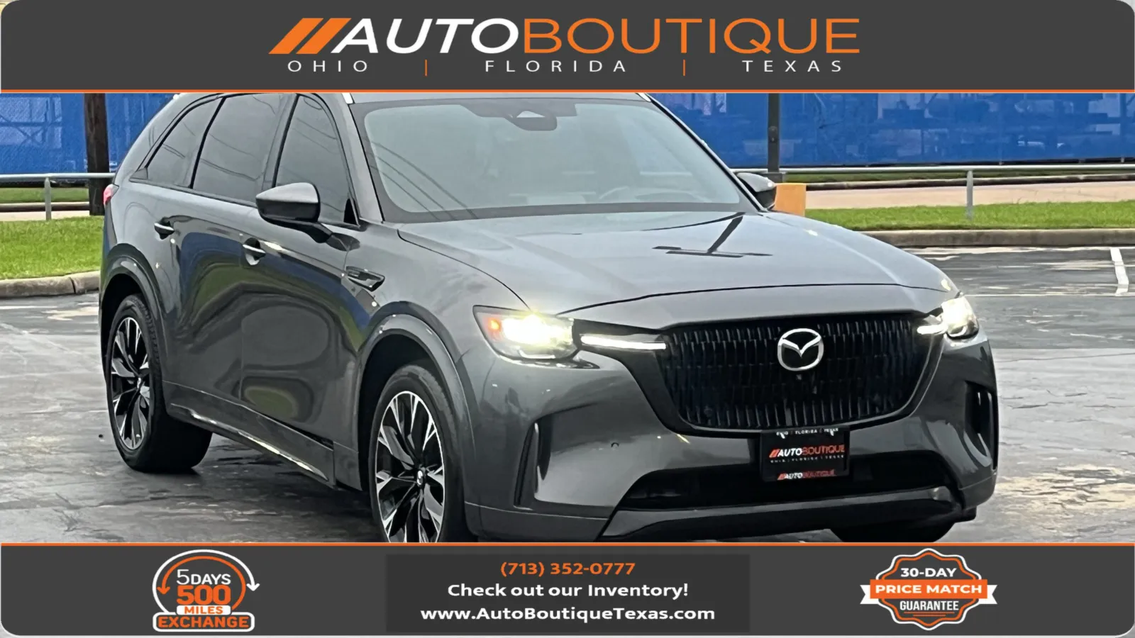 Gray 2024 Mazda CX-90 3.3 Turbo S Premium Plus for sale in Alvin, TX