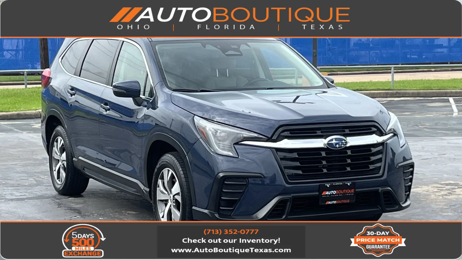 Blue 2023 Subaru Ascent Premium for sale in Alvin, TX