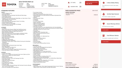 Photos of 2018 Toyota RAV4 LE for sale in Alvin, TX at Auto Boutique Texas