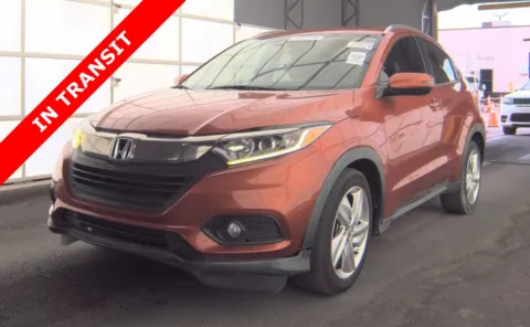 Orange 2020 Honda HR-V EX for sale in Alvin, TX