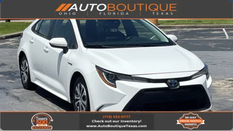 White 2020 Toyota Corolla Hybrid LE for sale in Alvin, TX