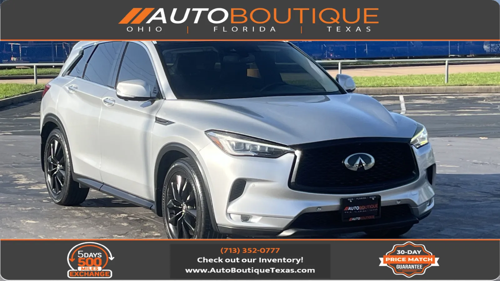 Silver 2019 INFINITI QX50 ESSENTIAL for sale in Alvin, TX