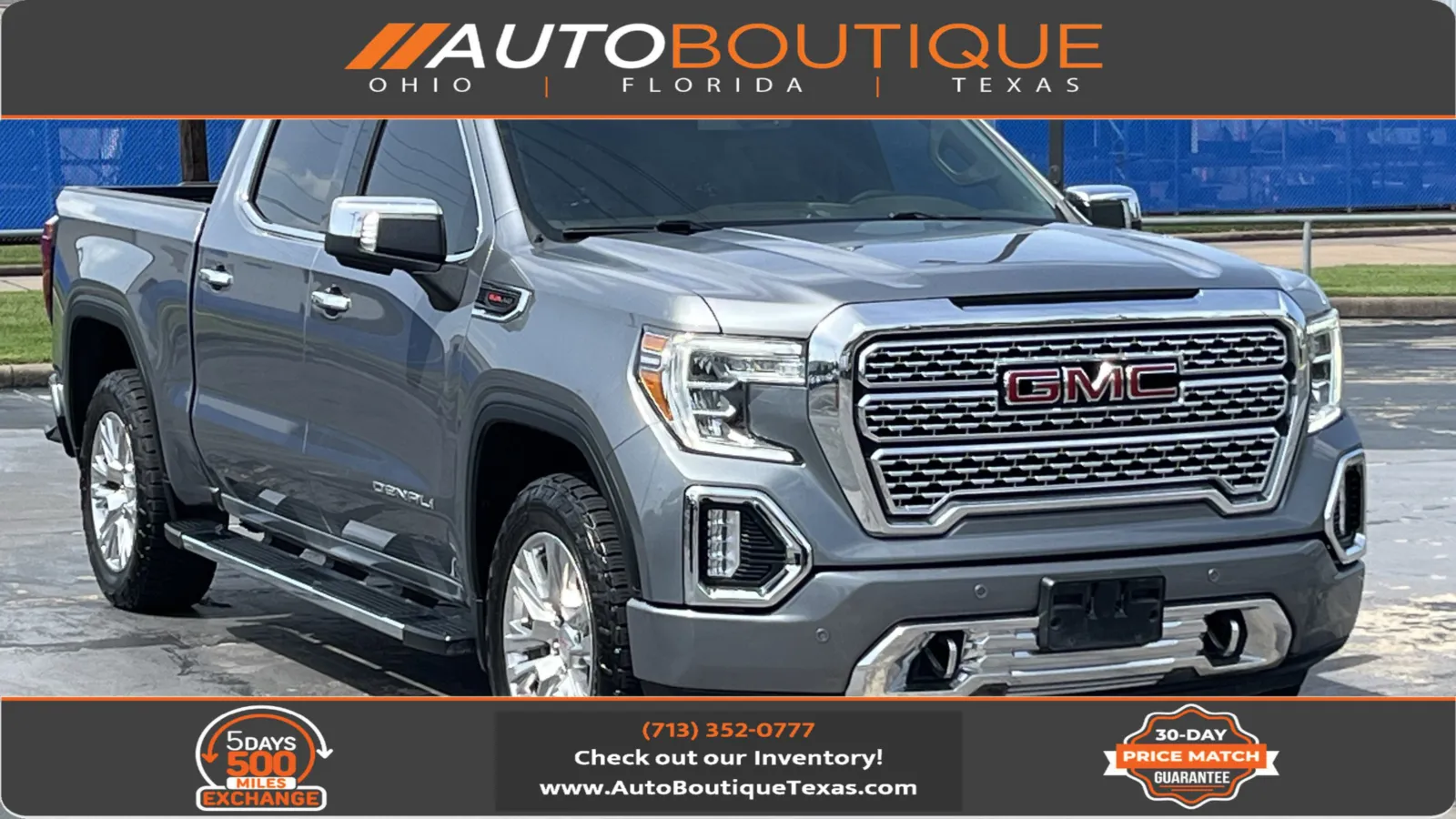 Gray 2022 GMC Sierra 1500 Limited Denali for sale in Alvin, TX