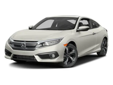 Green 2016 Honda Civic Coupe Touring for sale in Alvin, TX