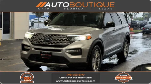 Silver 2022 Ford Explorer Limited for sale in Alvin, TX