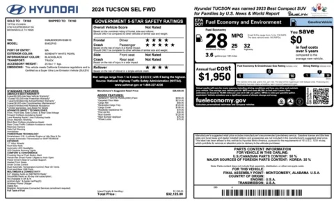 More photos of 2024 Hyundai Tucson SEL at Auto Boutique Texas, TX