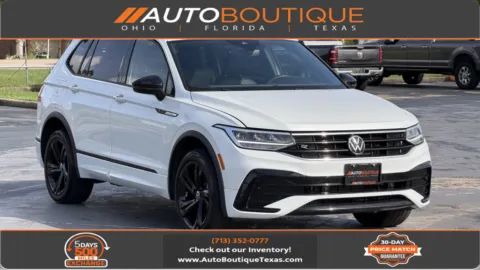 White 2023 Volkswagen Tiguan SE R-Line Black for sale in Alvin, TX