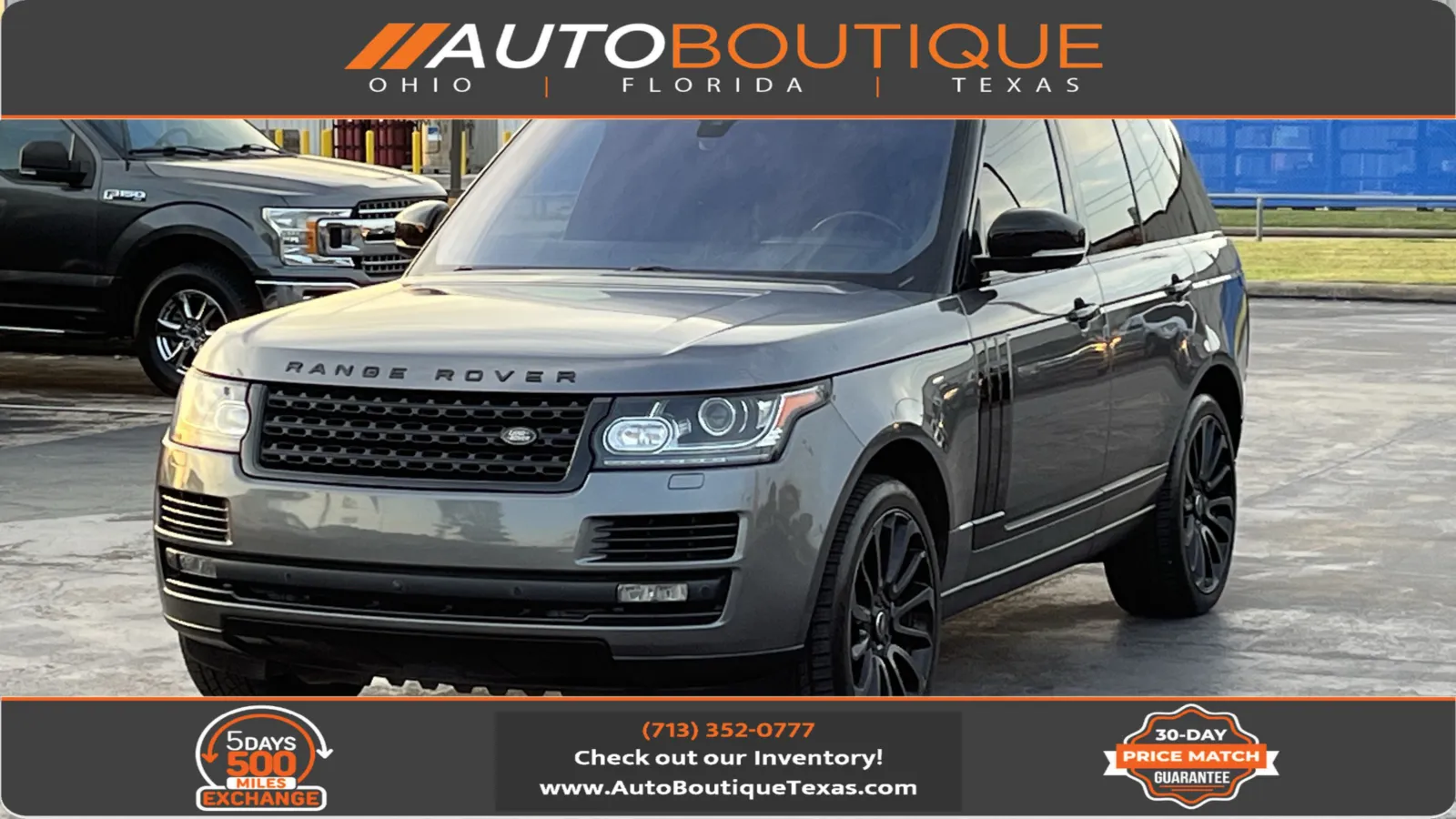 Gray 2016 Land Rover Range Rover Supercharged for sale in Alvin, TX