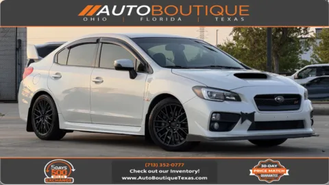 White 2016 Subaru WRX STI for sale in Alvin, TX