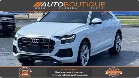 White 2023 Audi Q8 Premium for sale in Alvin, TX