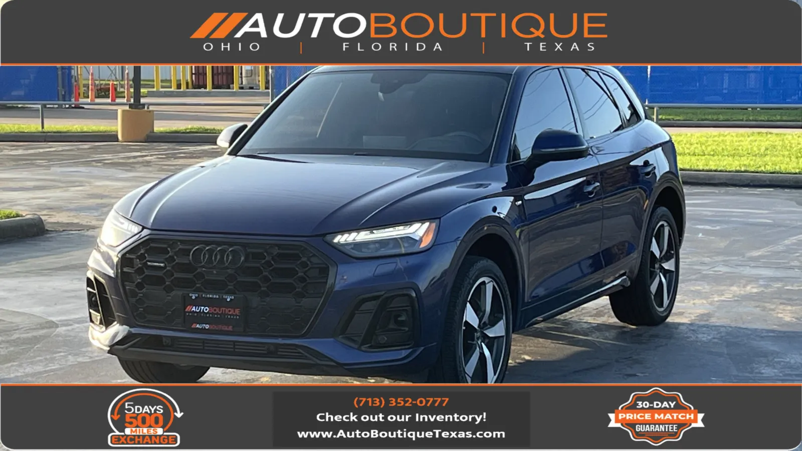 Blue 2023 Audi Q5 S line Prestige for sale in Alvin, TX