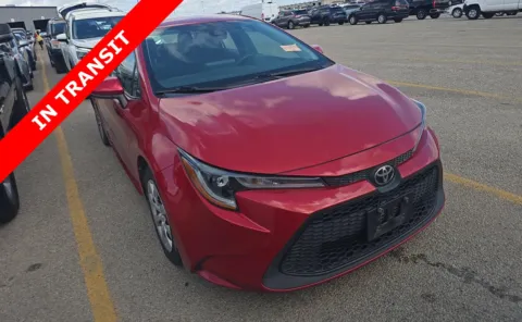 Red 2021 Toyota Corolla LE for sale in Alvin, TX