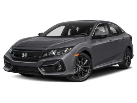 Silver 2020 Honda Civic Hatchback EX for sale in Alvin, TX