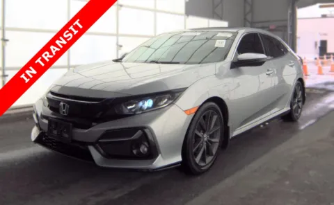 Silver 2020 Honda Civic Hatchback EX for sale in Alvin, TX