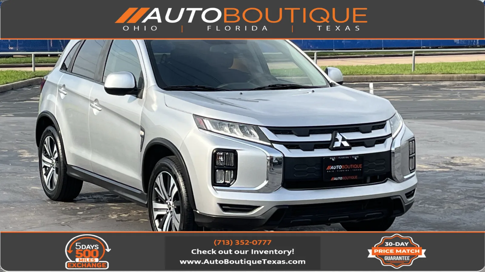 Silver 2020 Mitsubishi Outlander Sport SP 2.0 for sale in Alvin, TX