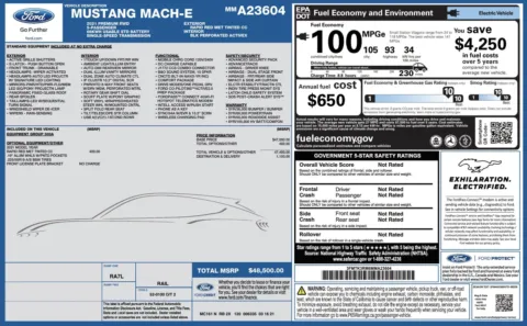 Photos of 2021 Ford Mustang Mach-E Premium for sale in Alvin, TX at Auto Boutique Texas