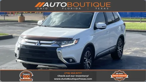 White 2018 Mitsubishi Outlander GT for sale in Alvin, TX