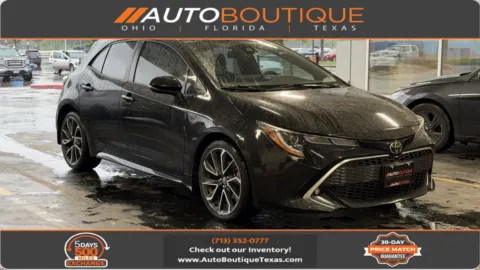 Black 2021 Toyota Corolla Hatchback XSE for sale in Alvin, TX