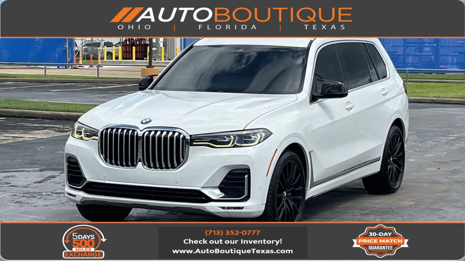 White 2020 BMW X7 xDrive40i for sale in Alvin, TX