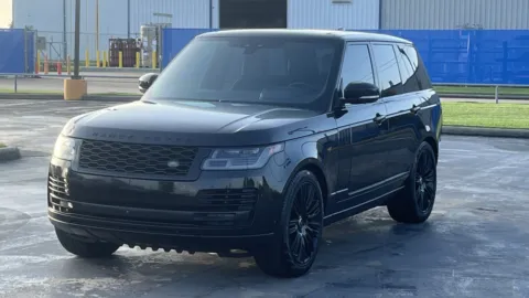 Black 2018 LAND ROVER RANGE ROVE Supercharged for sale in Alvin, TX