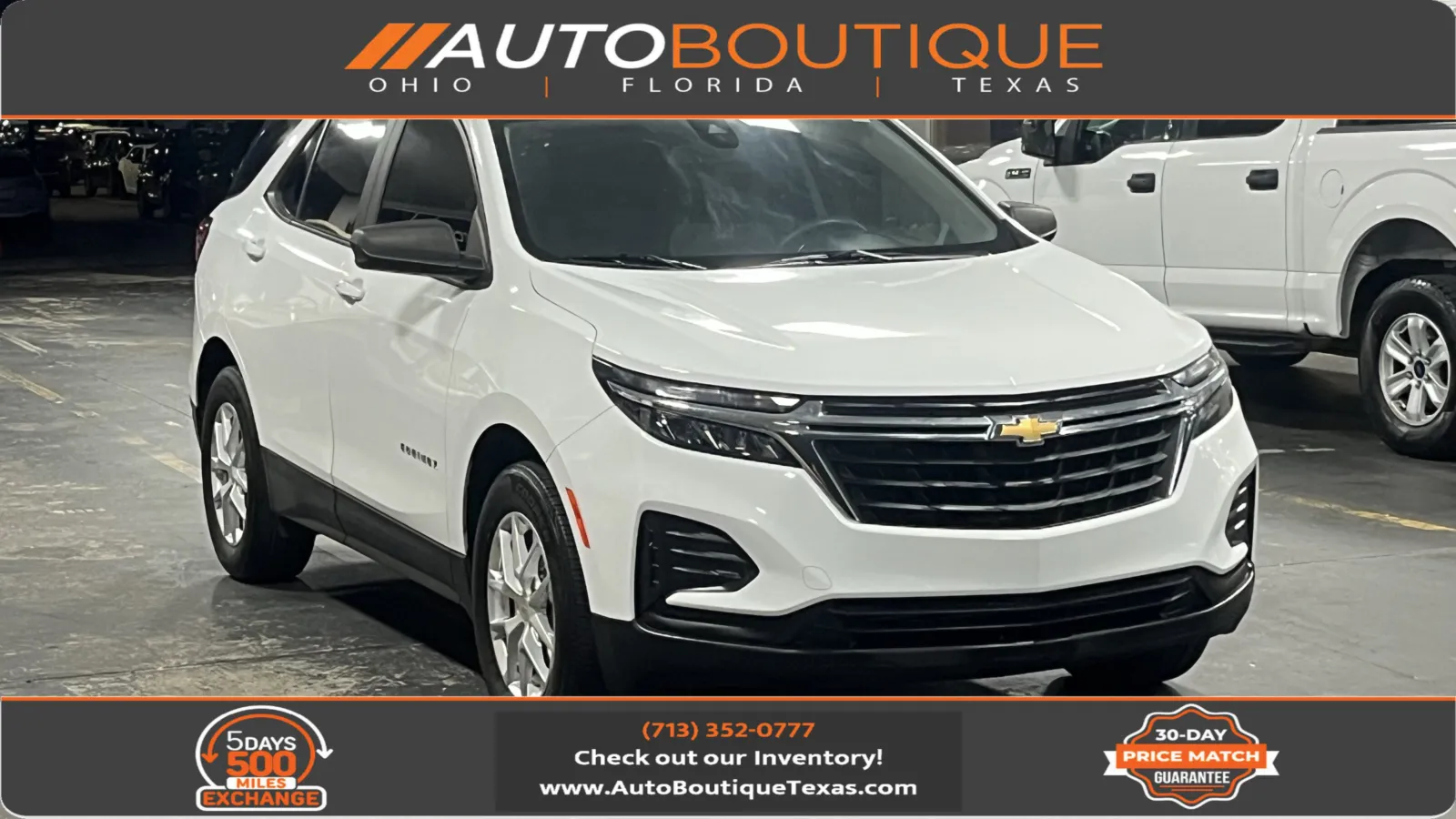 White 2022 Chevrolet Equinox LS for sale in Alvin, TX