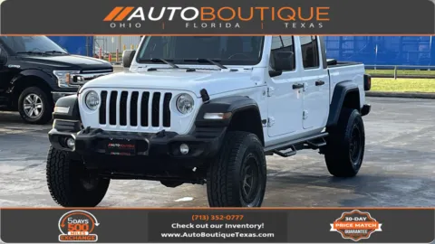 White 2020 Jeep Gladiator Sport S for sale in Alvin, TX