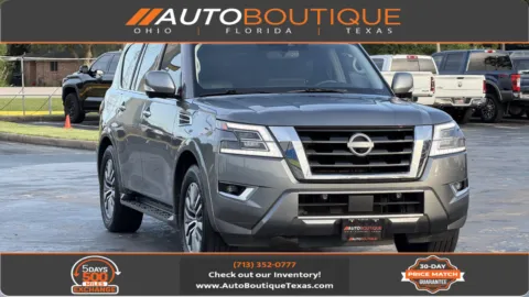 Gray 2022 NISSAN ARMADA SL for sale in Alvin, TX