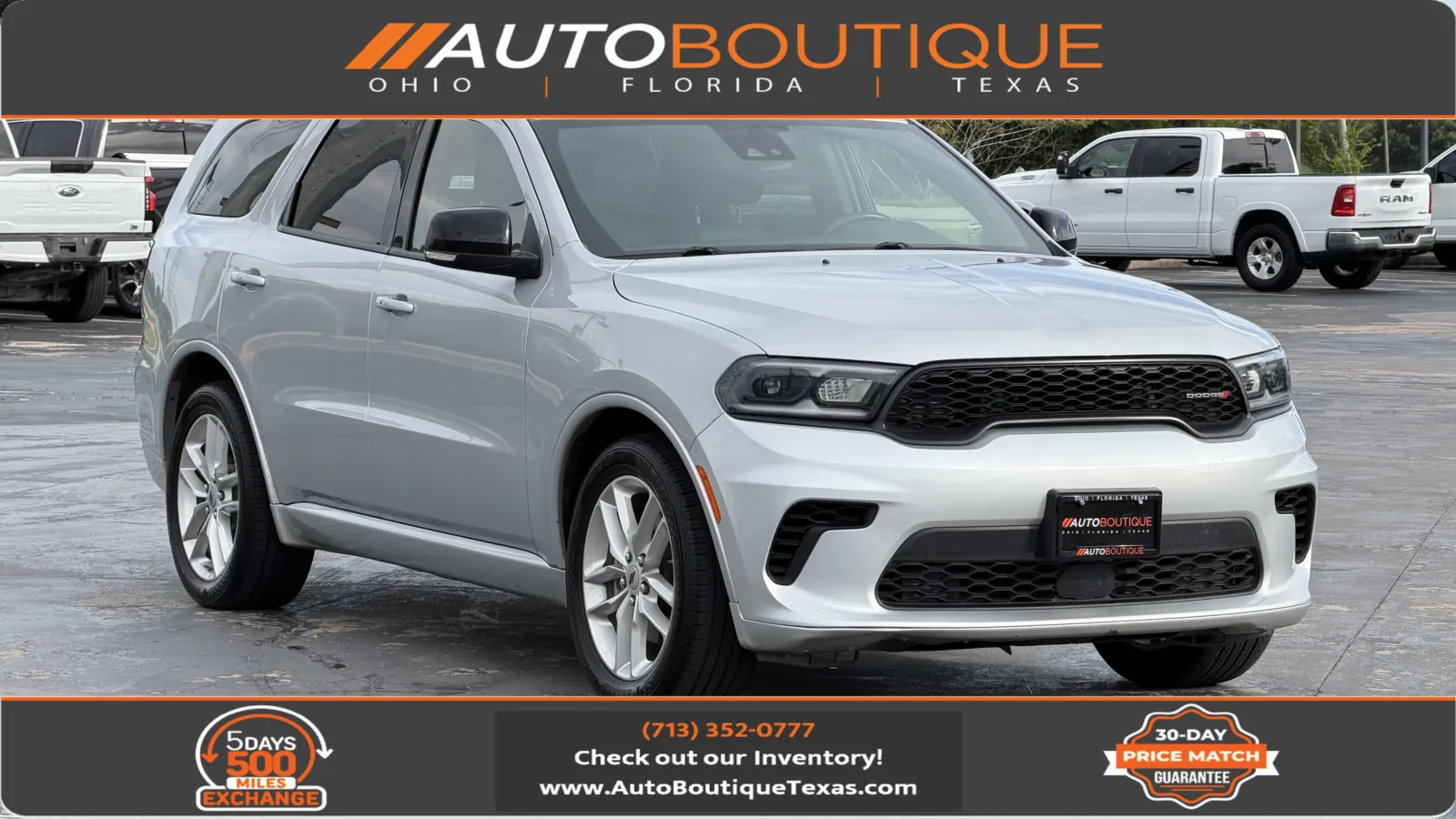 Gray 2024 Dodge Durango GT Plus for sale in Alvin, TX