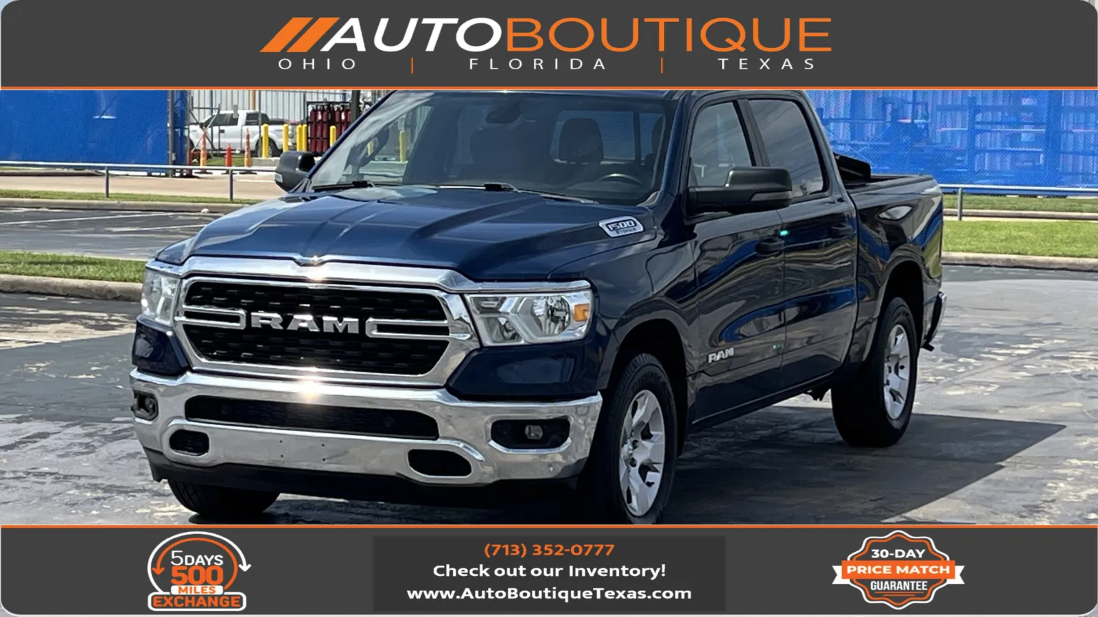 Blue 2023 Ram 1500 Big Horn for sale in Alvin, TX
