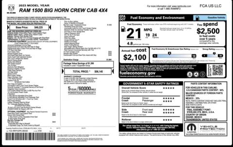 Photos of 2023 Ram 1500 Big Horn for sale in Alvin, TX at Auto Boutique Texas