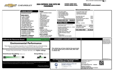 Photos of 2024 Chevrolet Express Passenger LT for sale in Alvin, TX at Auto Boutique Texas