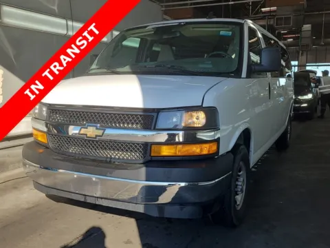 White 2024 Chevrolet Express Passenger LT for sale in Alvin, TX