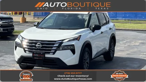 White 2024 Nissan Rogue S for sale in Alvin, TX