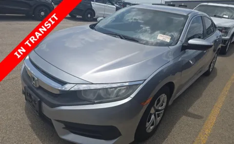 Silver 2016 Honda Civic Sedan LX for sale in Alvin, TX