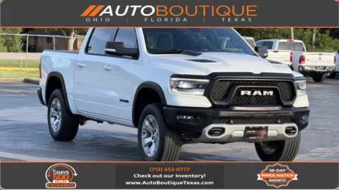White 2019 Ram 1500 Rebel for sale in Alvin, TX
