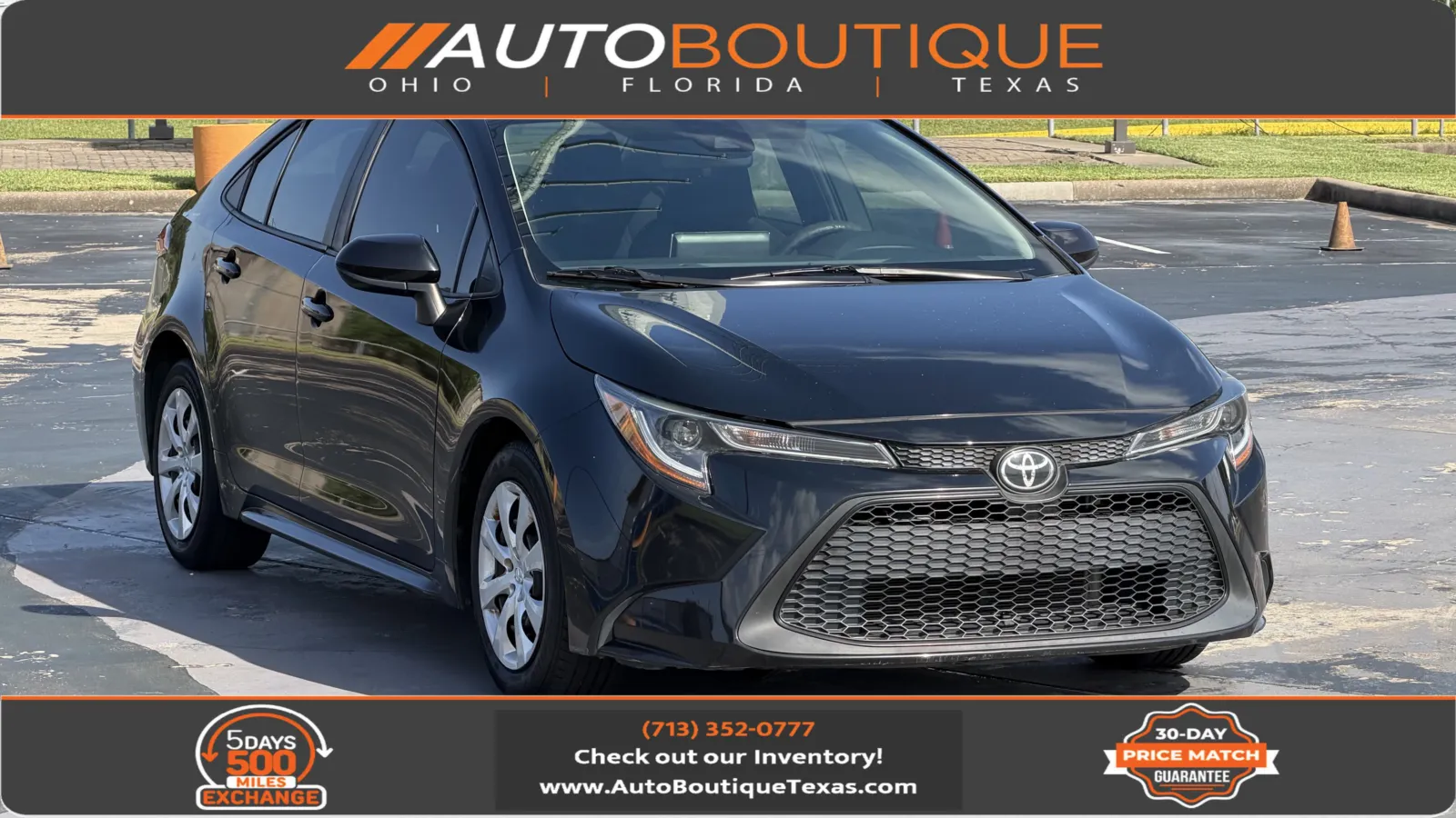 Black 2021 Toyota Corolla LE for sale in Alvin, TX