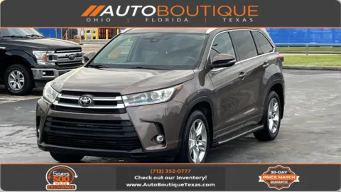 Brown 2019 Toyota Highlander Limited for sale in Alvin, TX