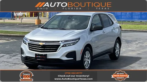 Silver 2022 Chevrolet Equinox LS for sale in Alvin, TX
