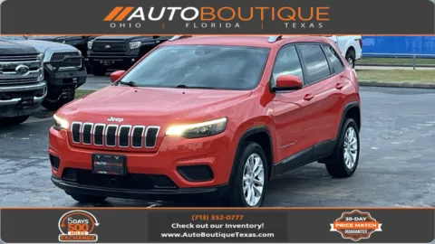 Orange 2021 Jeep Cherokee Latitude for sale in Alvin, TX