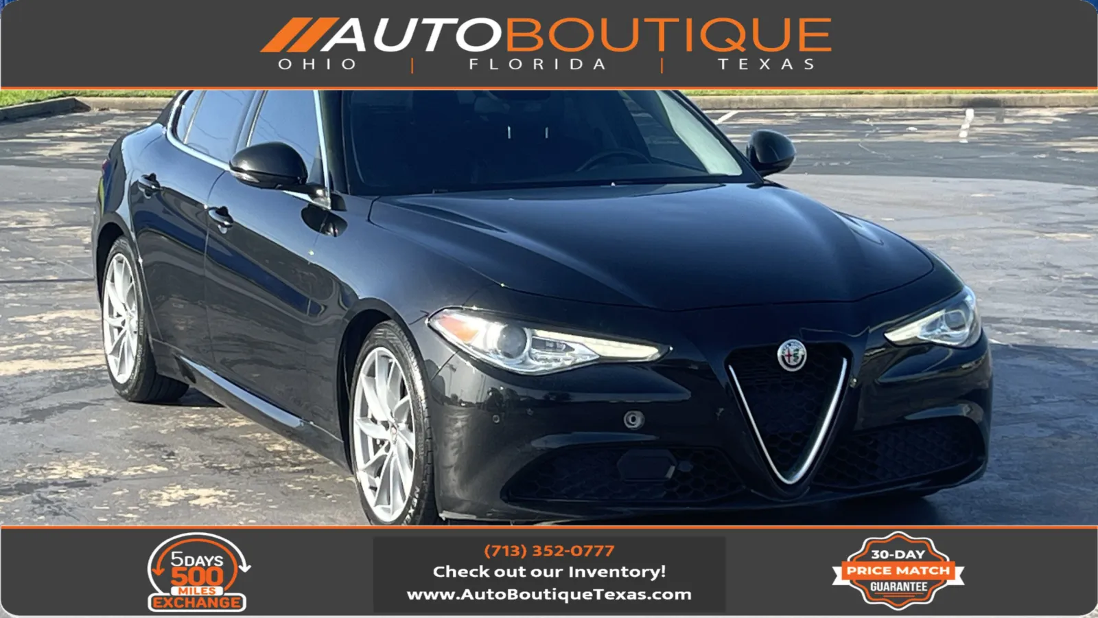 Black 2021 Alfa Romeo Giulia Sprint for sale in Alvin, TX