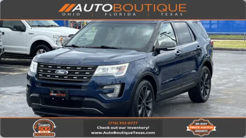 Blue 2017 Ford Explorer XLT for sale in Alvin, TX